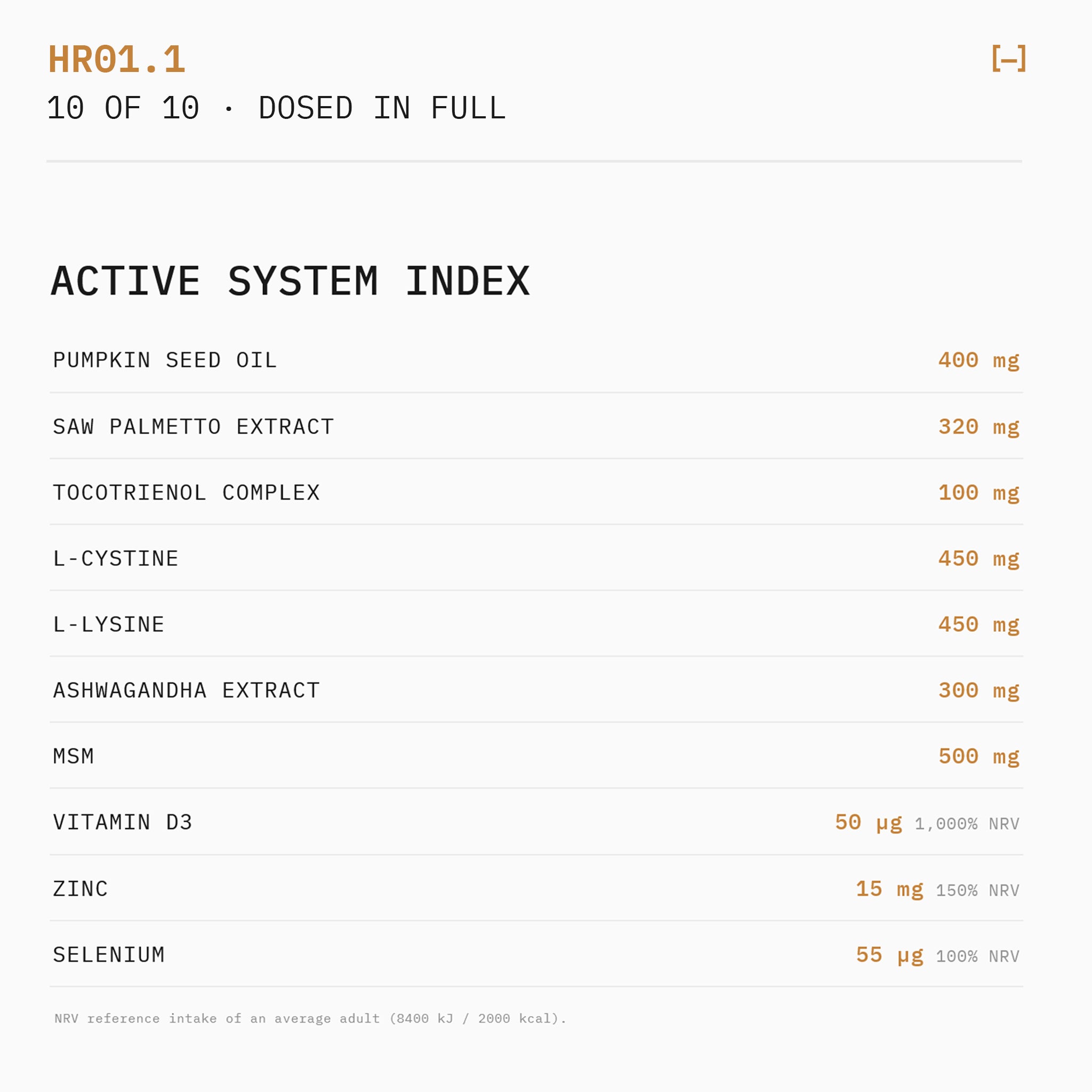 Clinical Hair Supplement